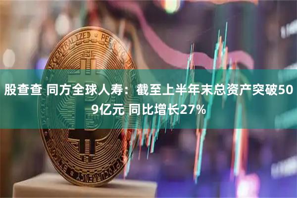 股查查 同方全球人寿：截至上半年末总资产突破509亿元 同比增长27%