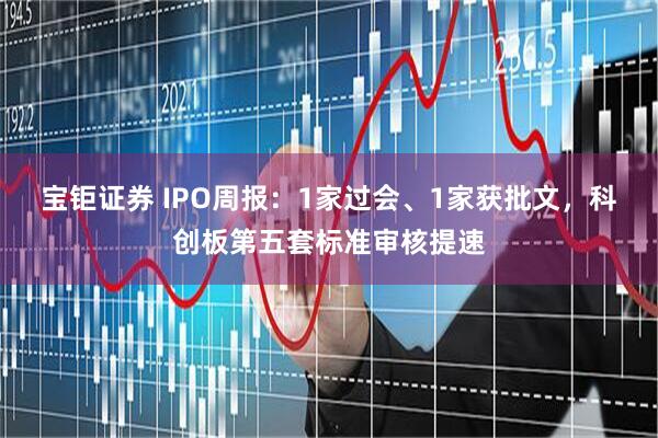 宝钜证券 IPO周报：1家过会、1家获批文，科创板第五套标准审核提速