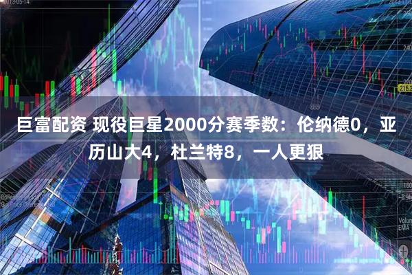 巨富配资 现役巨星2000分赛季数：伦纳德0，亚历山大4，杜兰特8，一人更狠
